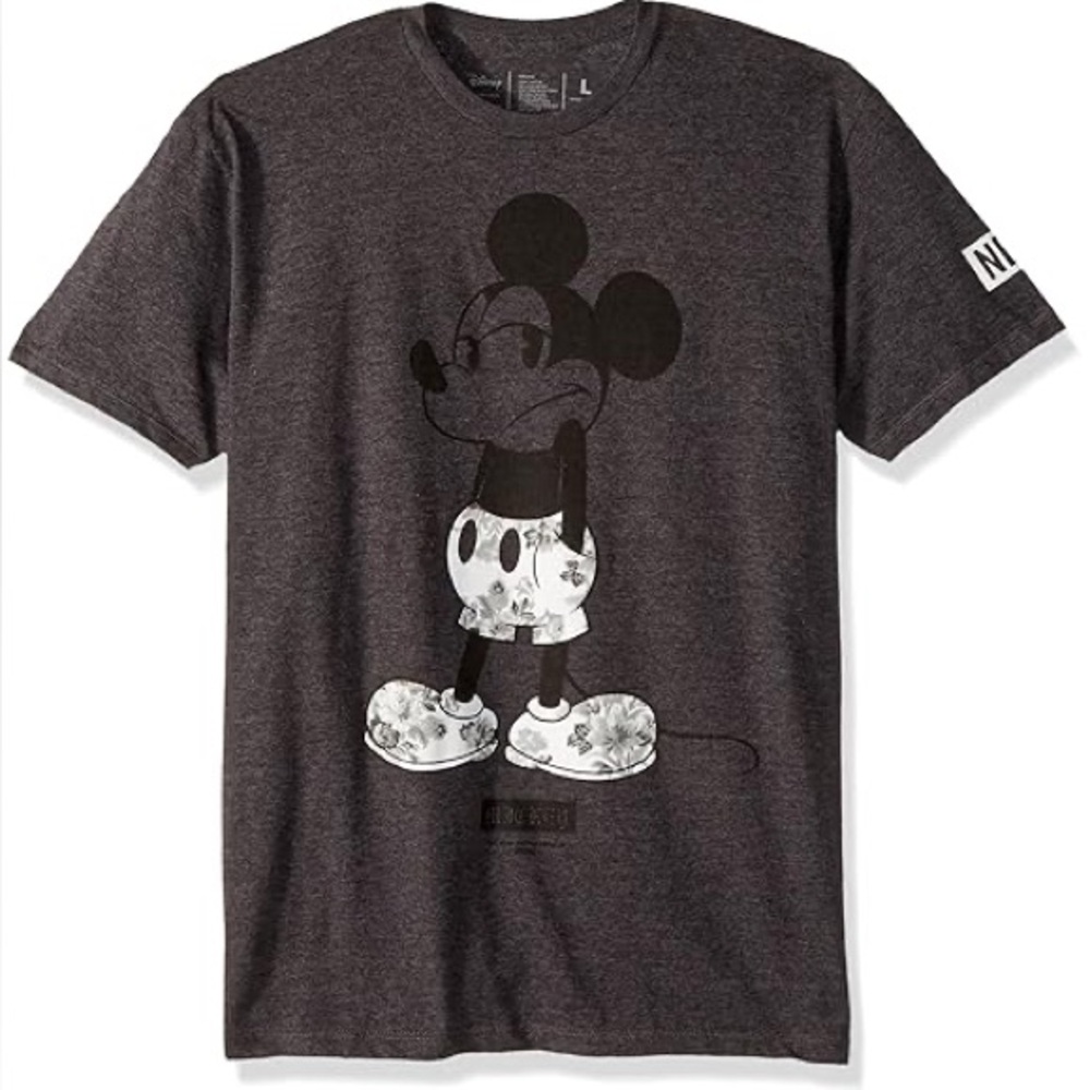 Neff x Disney Shrug Life T shirt M Grey